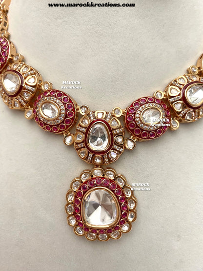 Ruchika Tyani inspired Premium Quality Real Kundan Necklace set