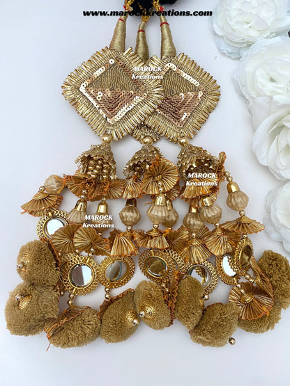 Abby Traditional Gotta Patti Paranda/Hair dori/Jago braid accessories