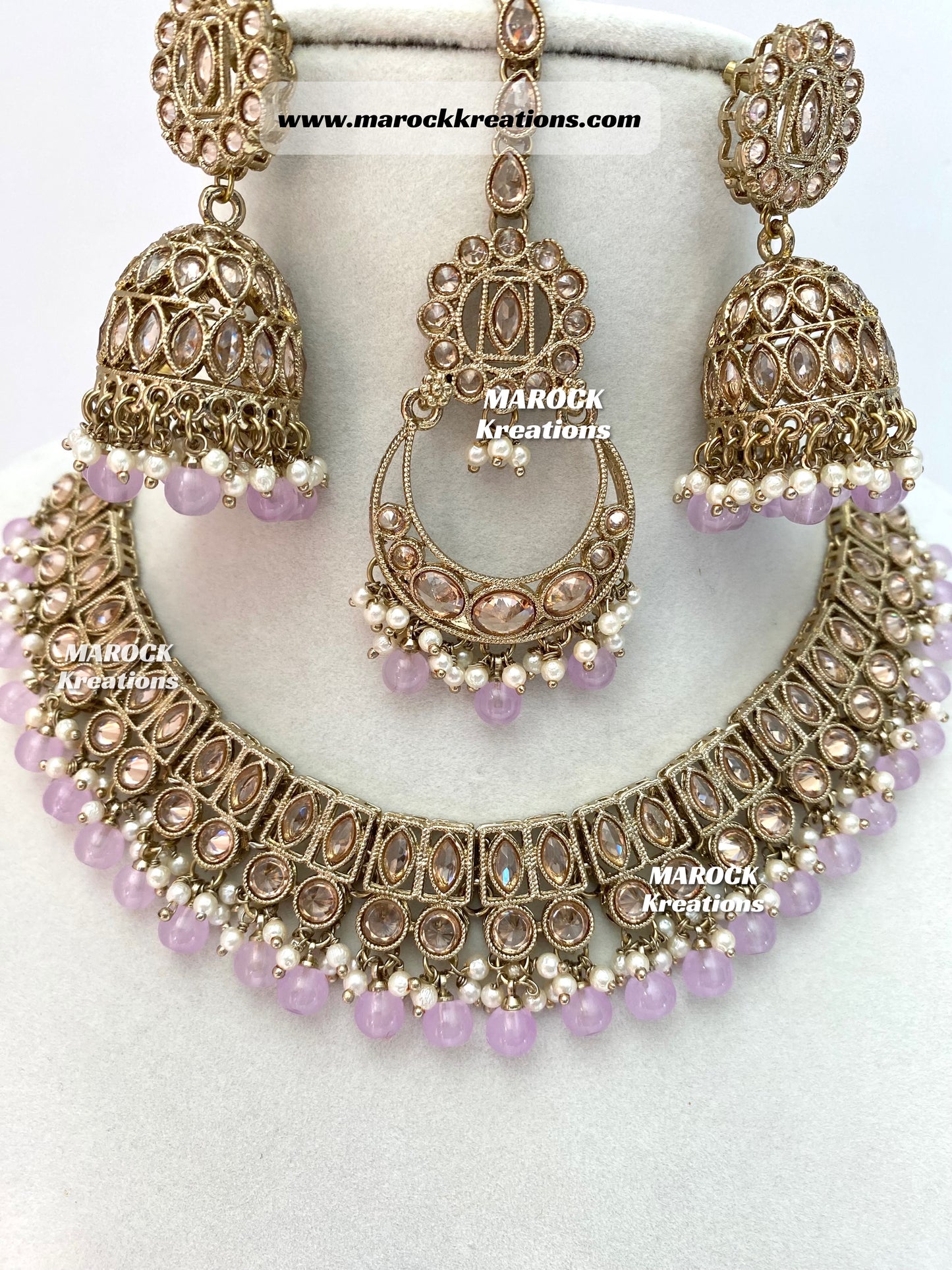 Alisha Antique Polki Choker/Necklace sets