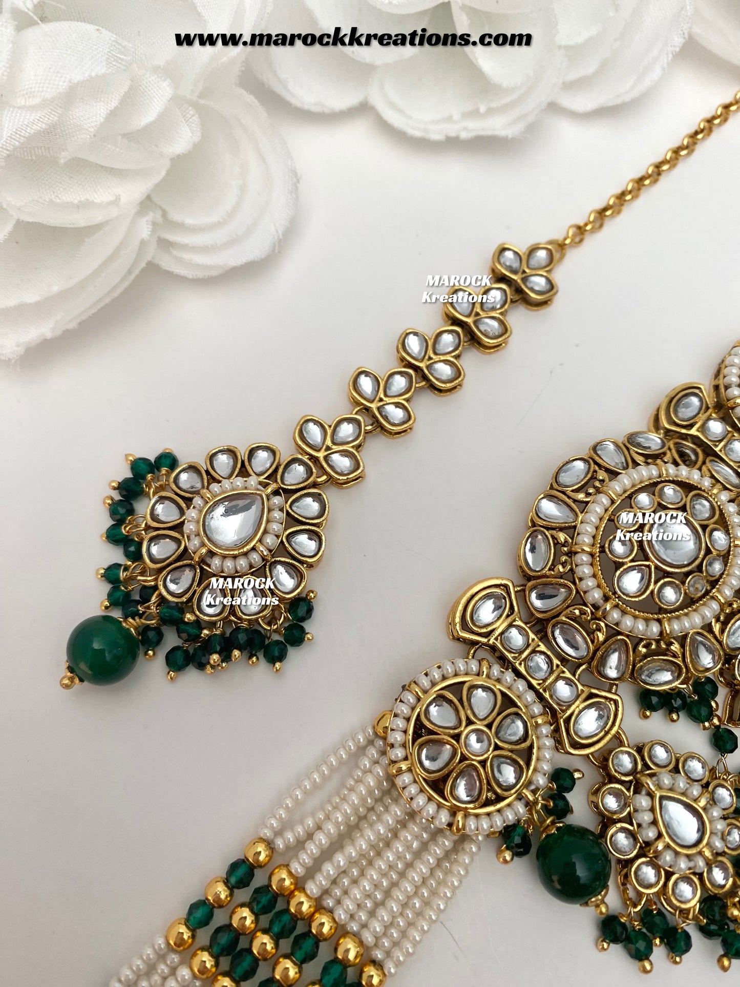 Shaneel Premium quality Kundan Choker set