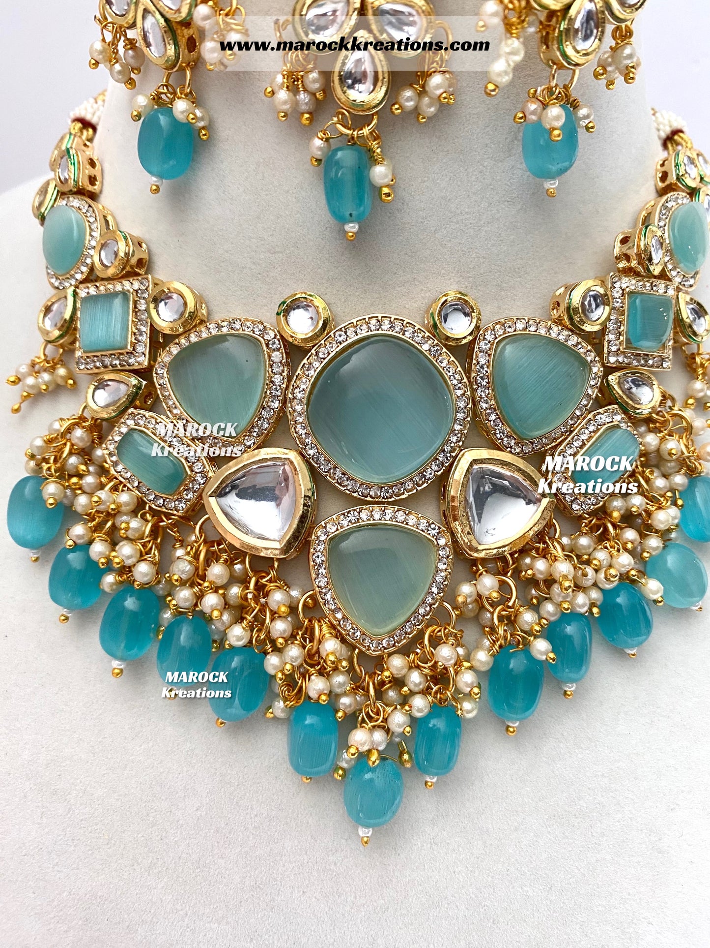 Kundan Statement Necklace set