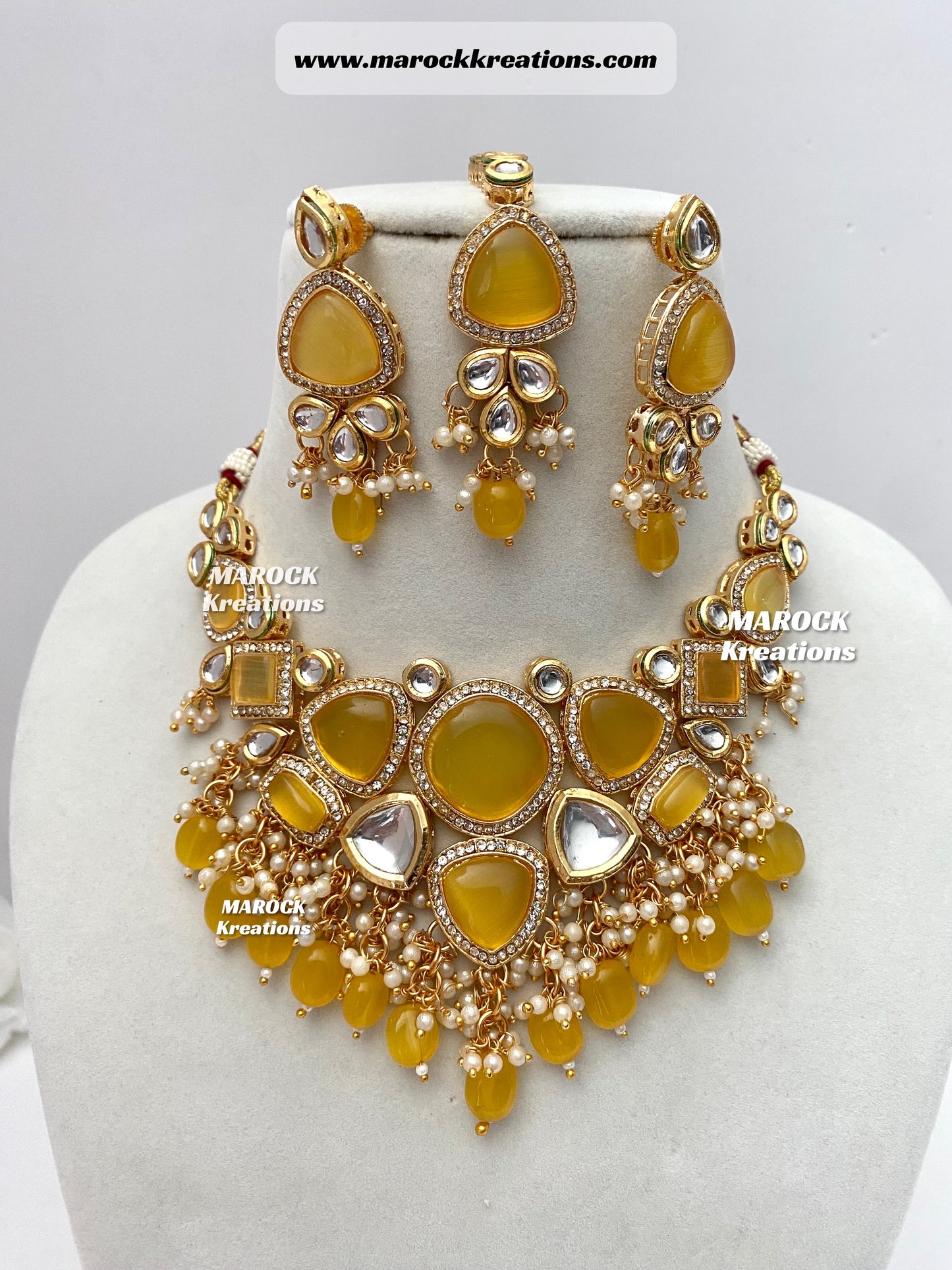 Kundan Statement Necklace set