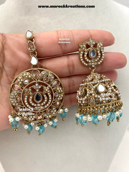 Premium Quality Mirror necklace set