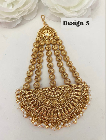 Kunika Premium Quality Gold Plated Jhoomer/Passa