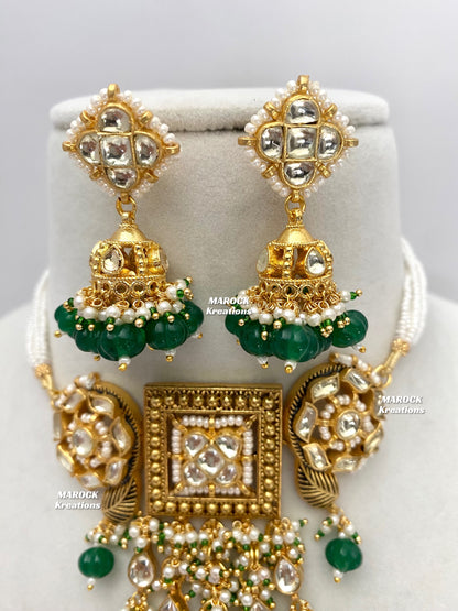 Ashna Paachi Kundan Gold plated exclusive choker set