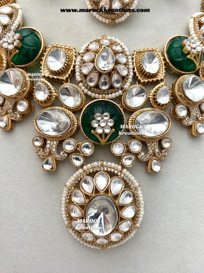 Sabira Sabyasachi inspired Premium Quality Kundan heritage Statement Necklace set