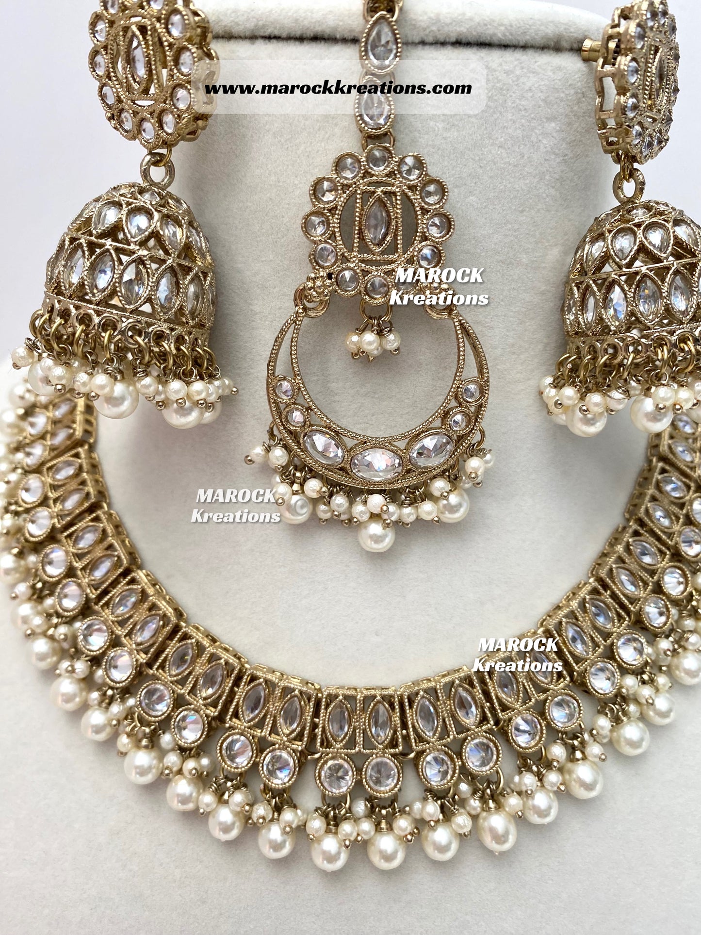 Alisha Antique Polki Choker/Necklace sets