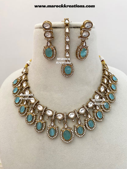Areeba Kundan Necklace set
