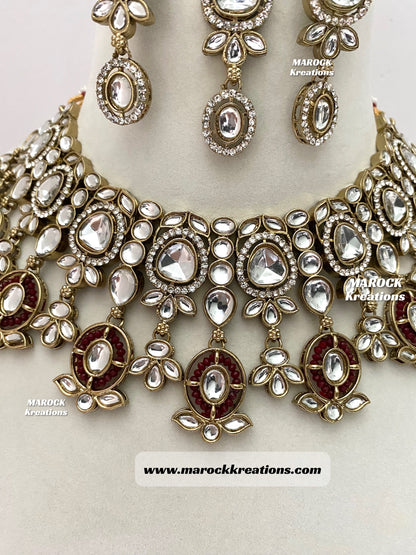 Noor Kundan Statement Necklace set