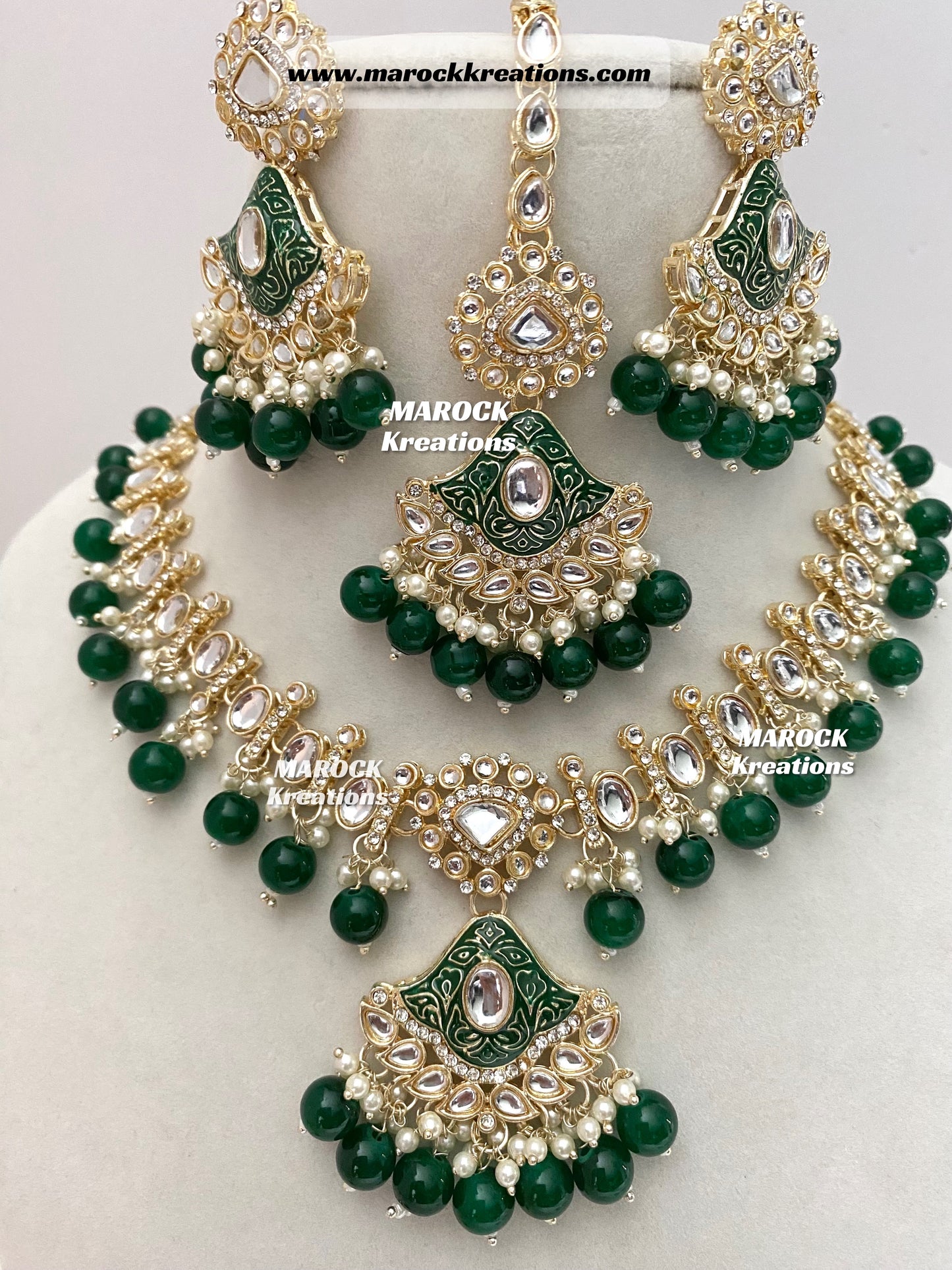 Myra Kundan Meenakari Necklace/Choker set