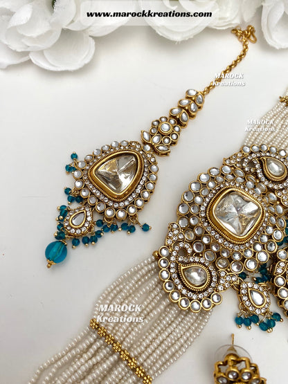 Aarzoo Kundan Statement Choker set