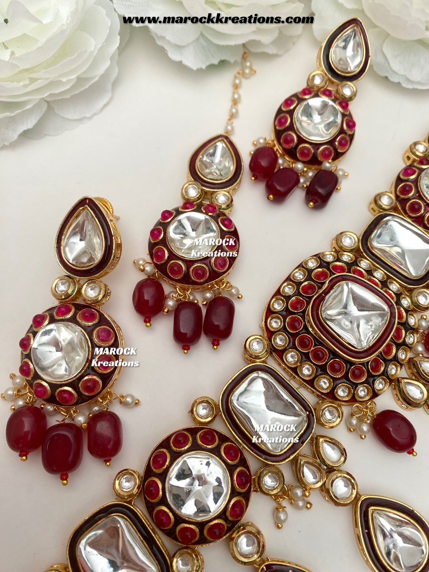 Saliha Premium Quality uncut Kundan choker set