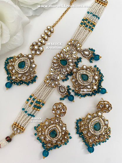 Mahima Premium Quality Kundan Choker set