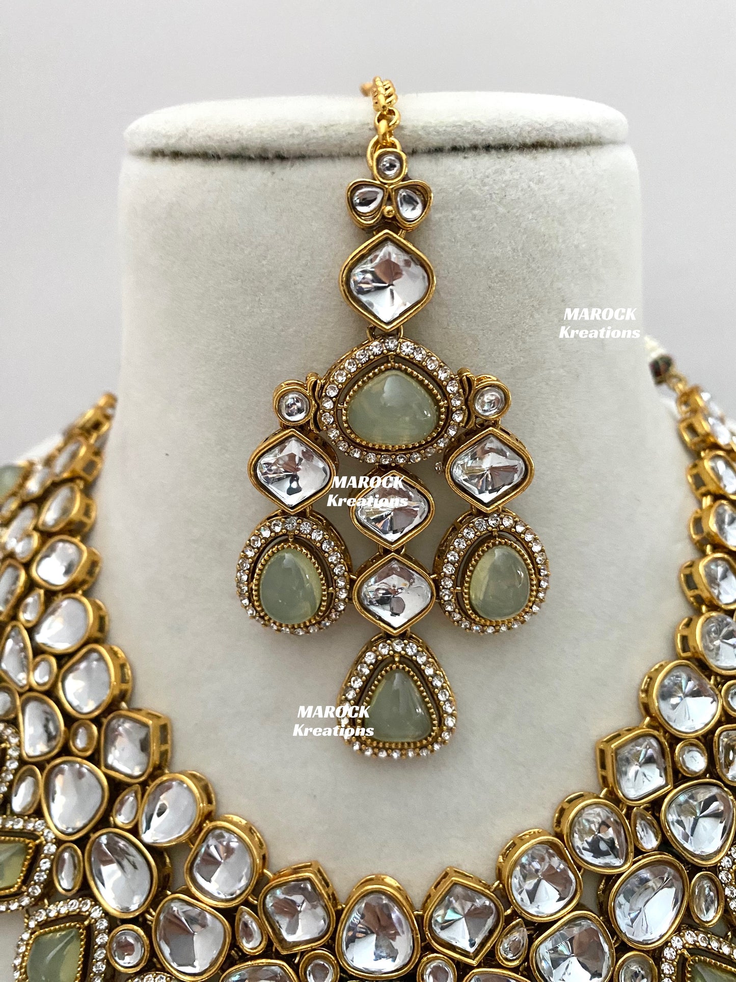 Patriza Sabyasachi inspired Premium Quality Kundan Statement Necklace set