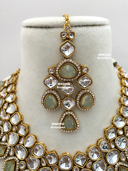Patriza Sabyasachi inspired Premium Quality Kundan Statement Necklace set