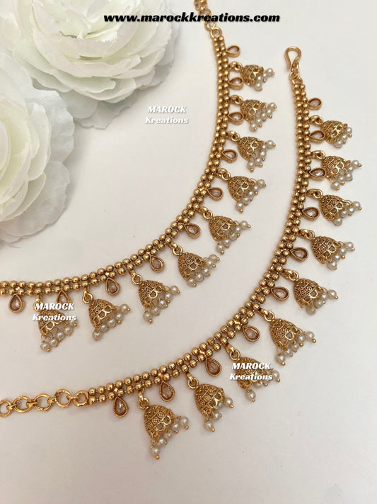 Sophy Gold Plated Saharey/Ear chains