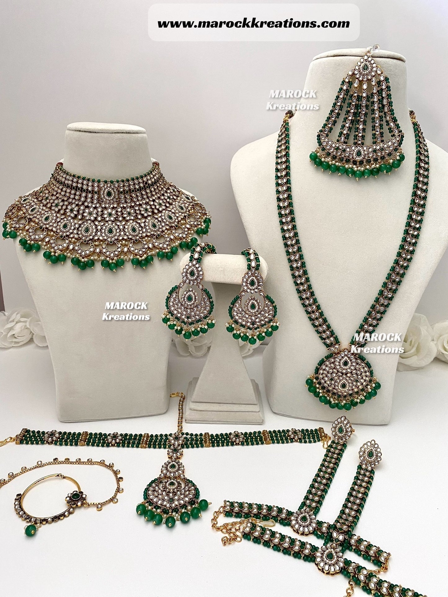 Kareena Premium Quality Kundan Bridal set/Indian bridal jewelry