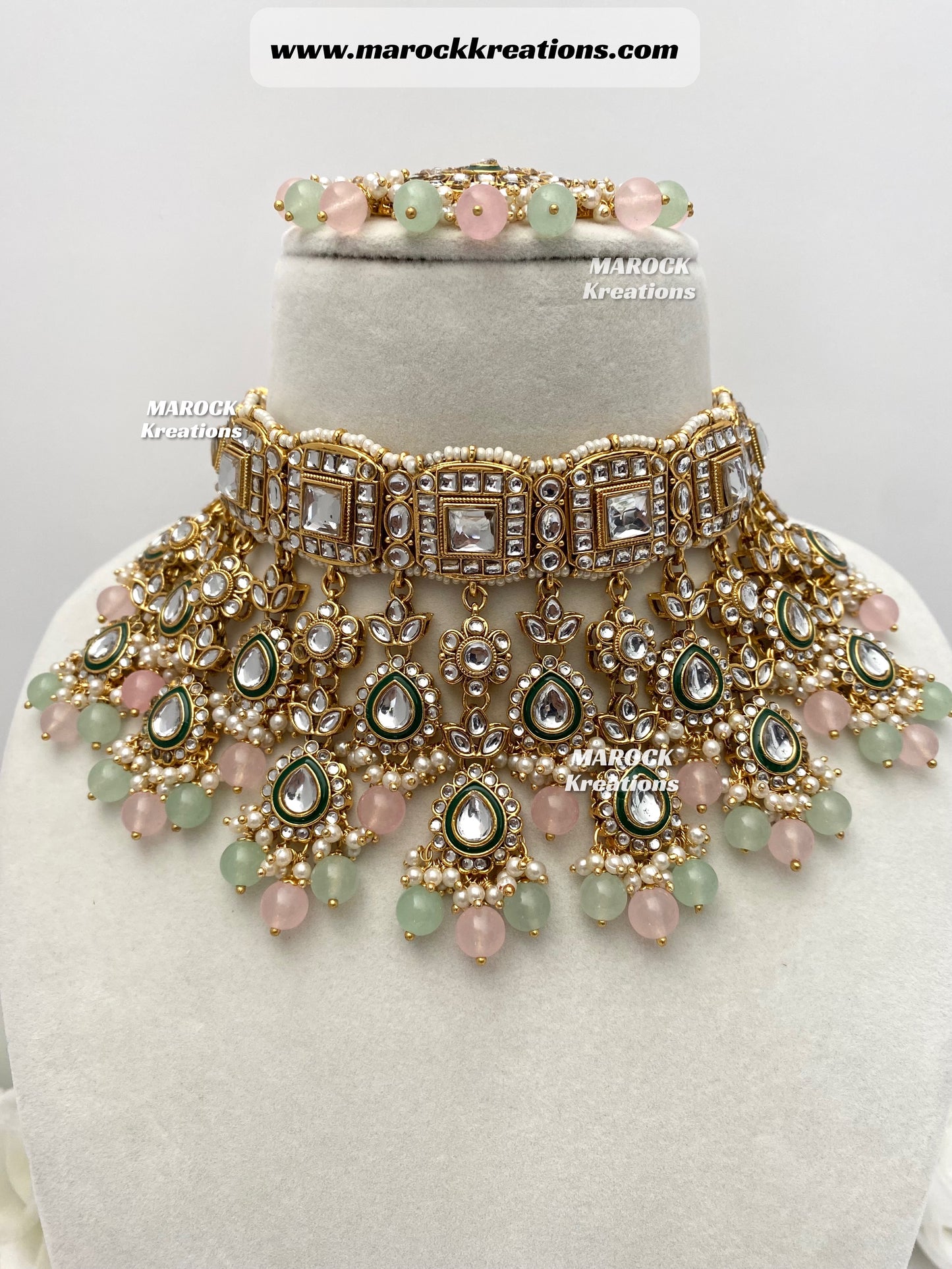 Zoya Premium Quality Kundan Statement Necklace set