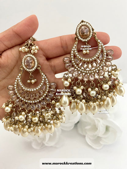 Sabyasachi inspired Antique Gold Polki statement choker sets