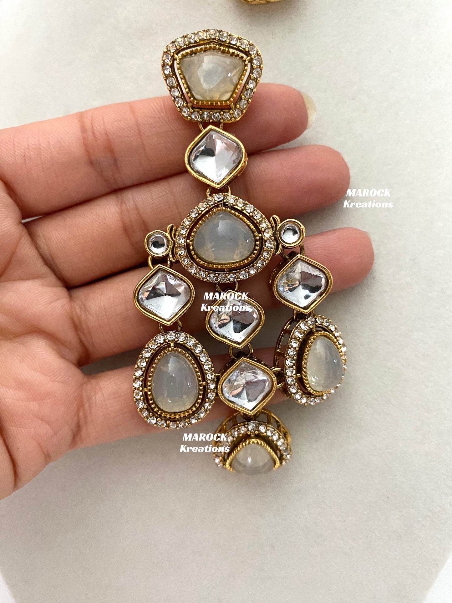 Patriza Sabyasachi inspired Premium Quality Kundan Statement Necklace set
