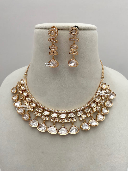 Mitzi Tyani inspired Premium Quality Kundan Necklace set