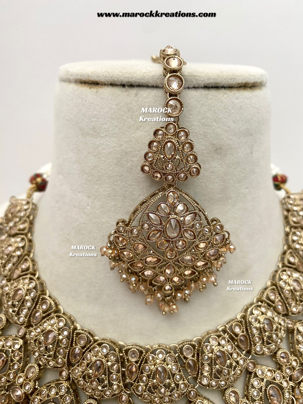 Shradha Polki Statement Necklace set/Bridal set