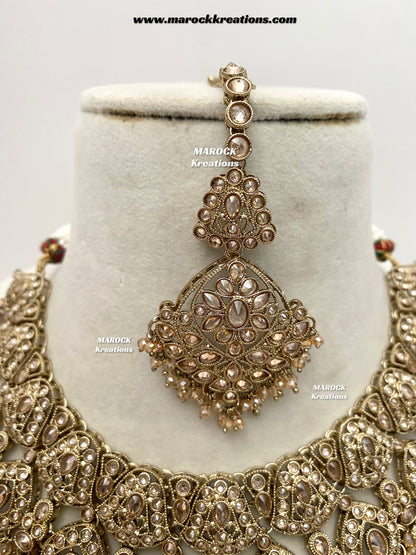 Shradha Polki Statement Necklace set/Bridal set