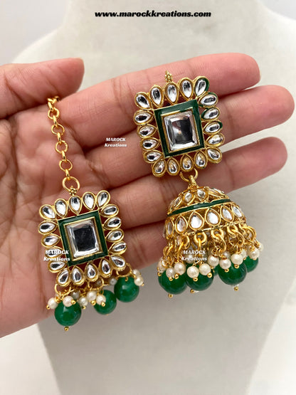 Prashi Kundan Rani haar set