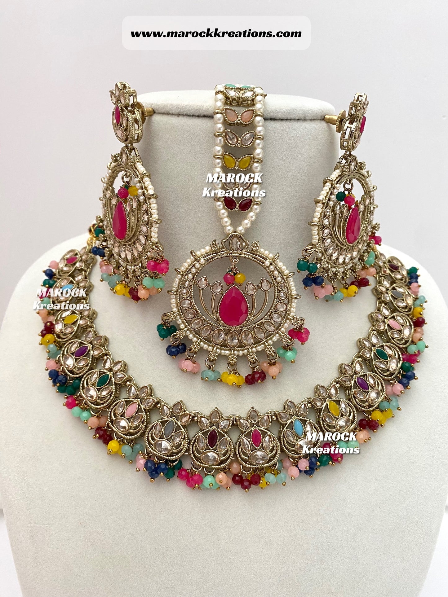 Antique Polki Necklace set