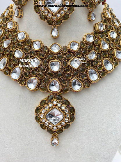 Roksana Sabyasachi inspired Premium Quality Kundan Statement Necklace set