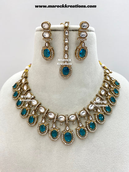 Areeba Kundan Necklace set