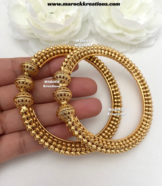 Darshika Gold plated Bangles/Kade