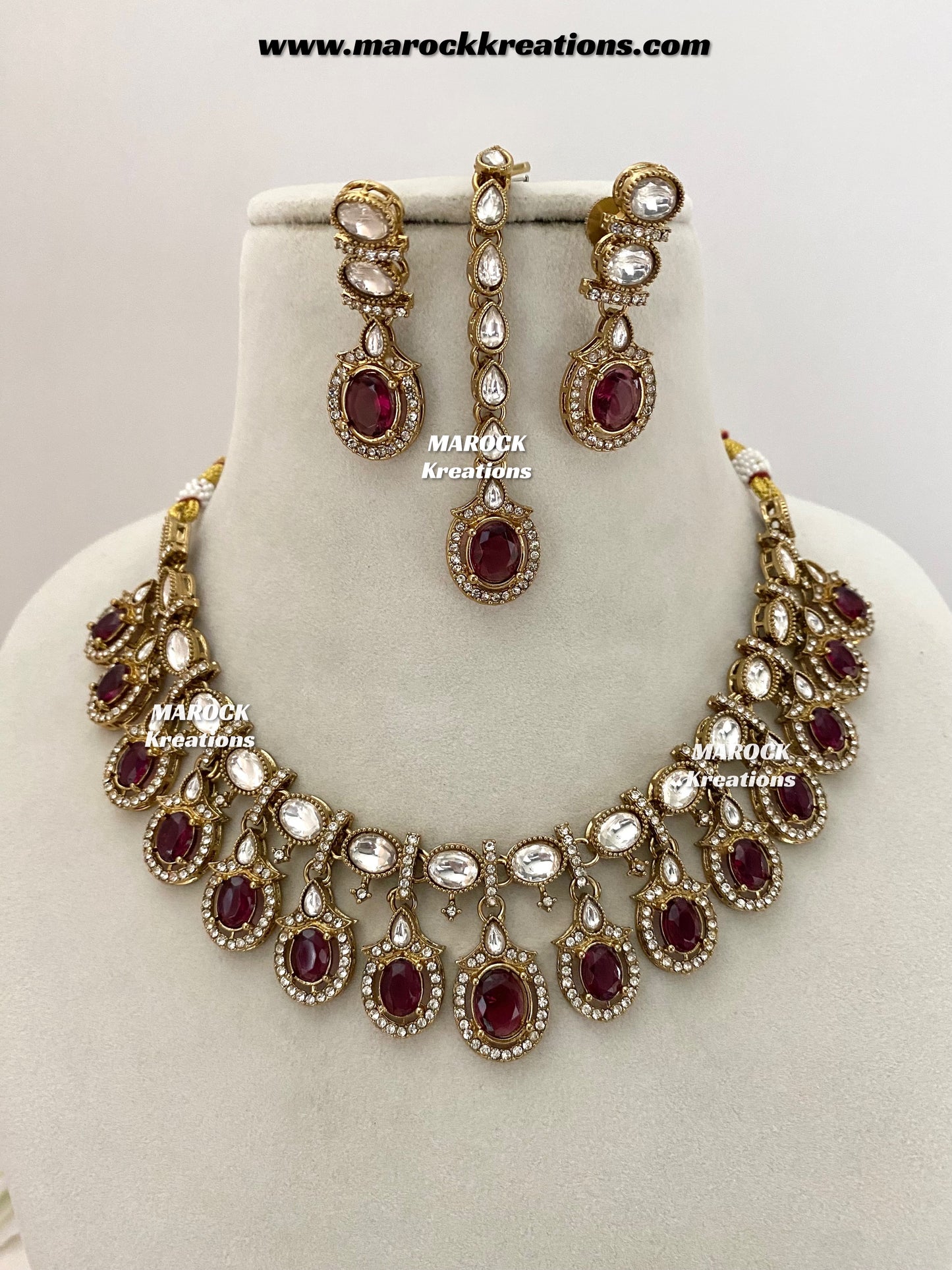 Areeba Kundan Necklace set