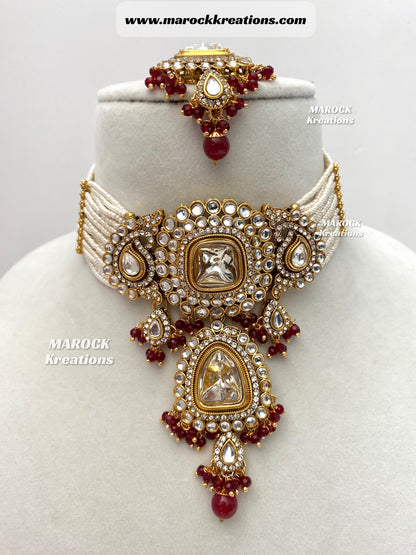 Aarzoo Kundan Statement Choker set