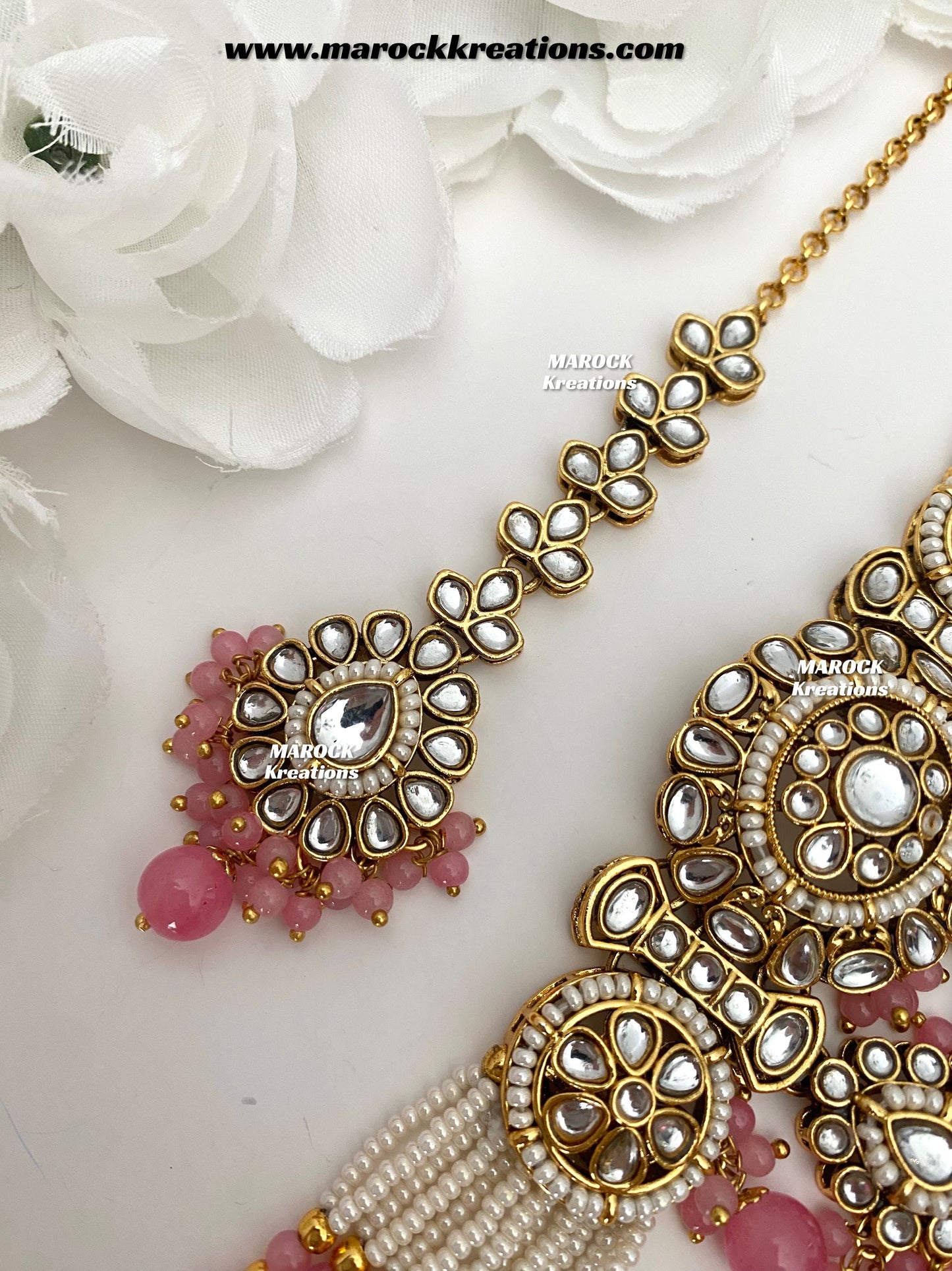 Shaneel Premium quality Kundan Choker set