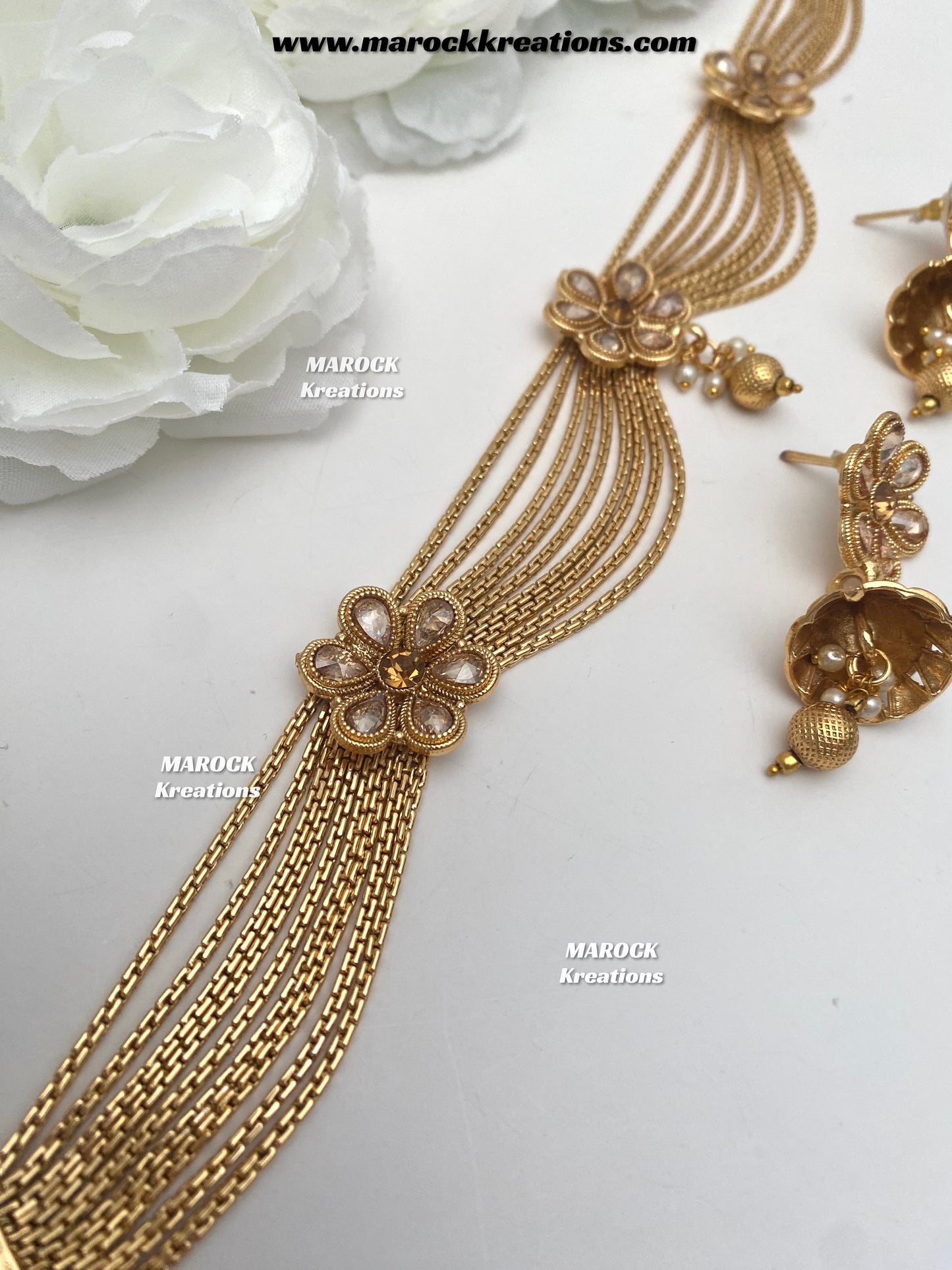 Nazia Premium Quality Gold plated choker set