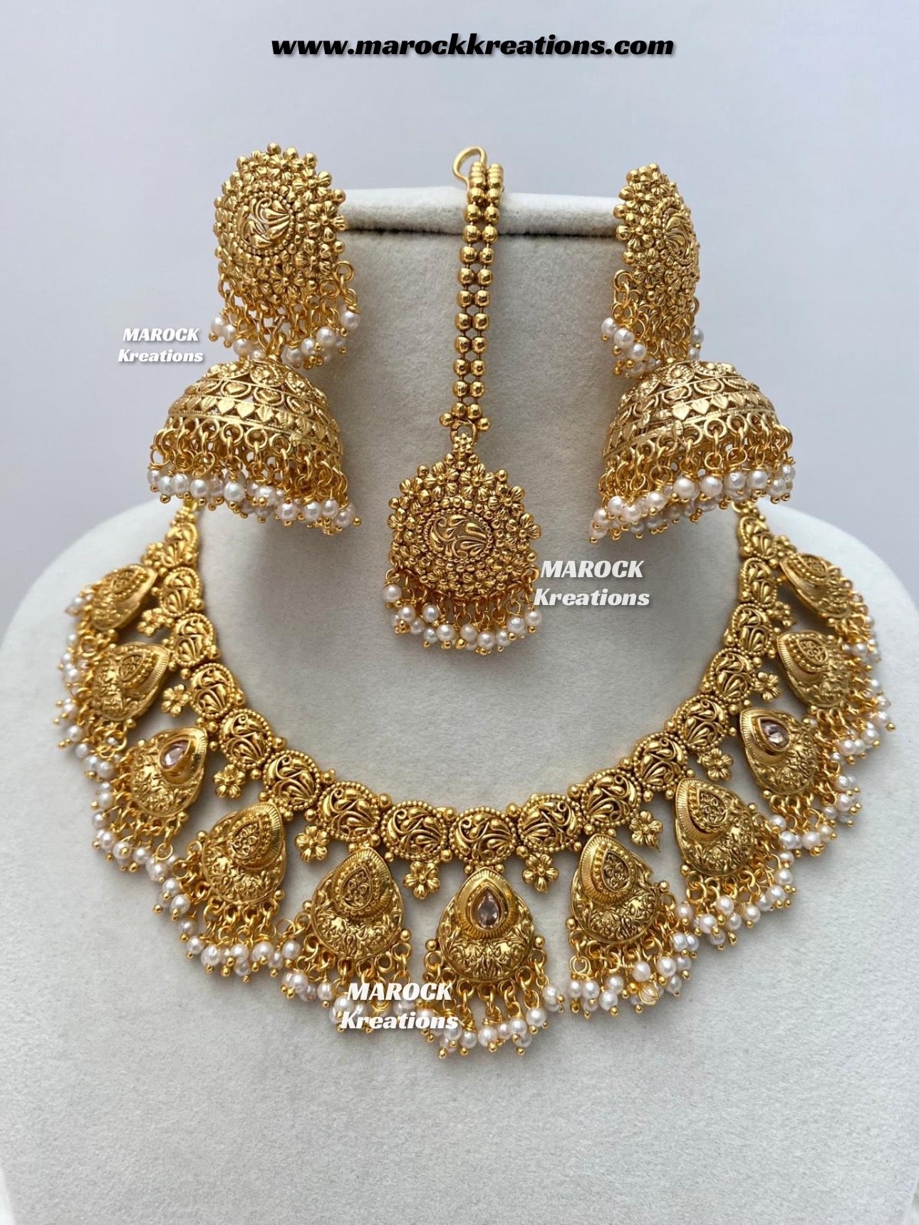 Lipika Premium Quality Gold Plated necklace set