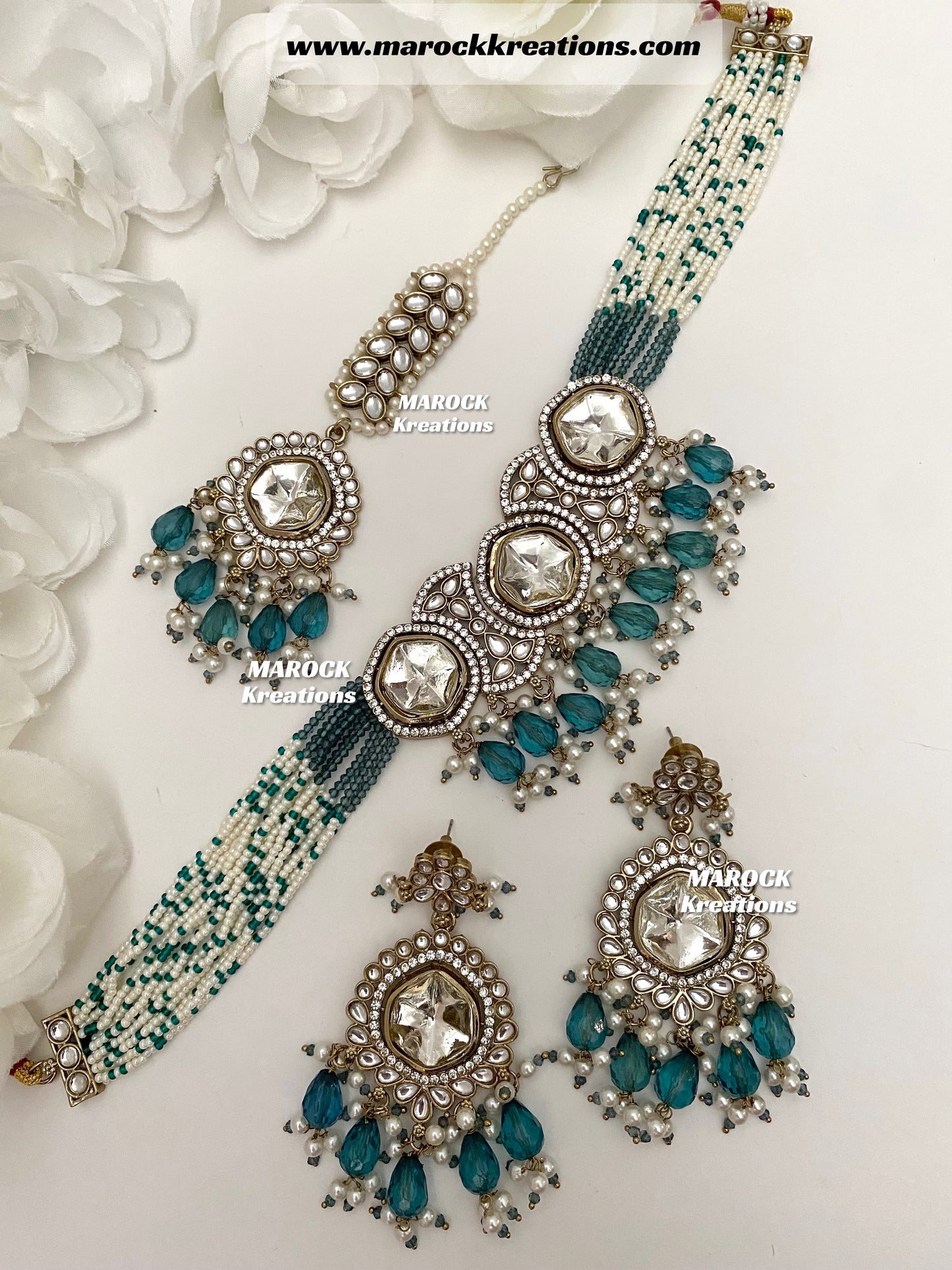 Amina Kundan Choker set