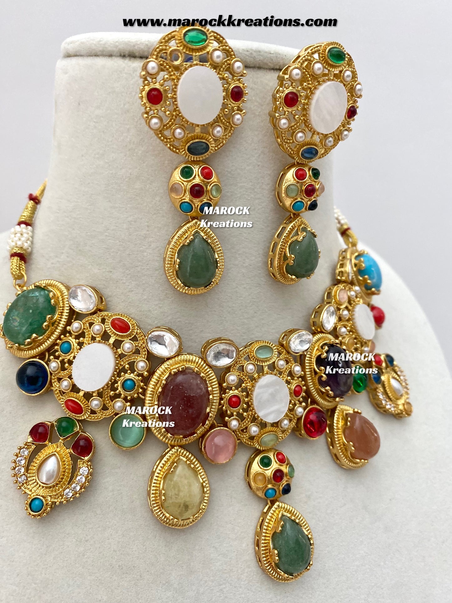Zoyi Premium quality Sabyasachi inspired Statement necklace set