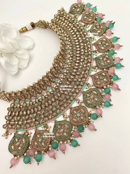 Tashi Premium Quality Polki Statement Bridal set