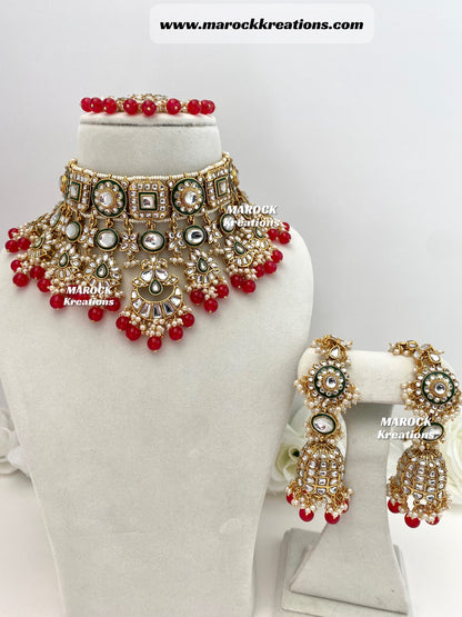 Mehak Premium Quality Kundan Statement Necklace set