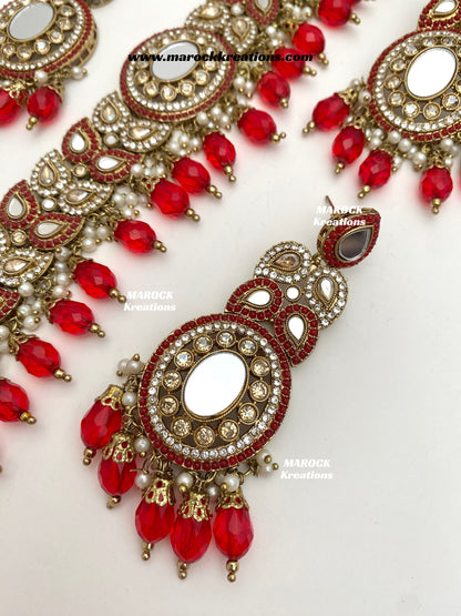 Resmin Premium Quality Mirror Choker set