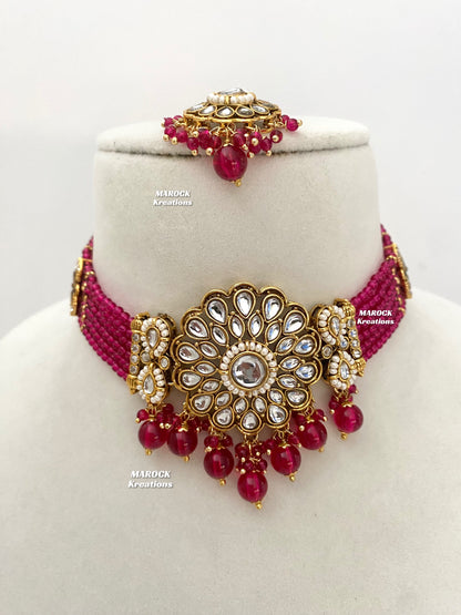 Ginni Premium Quality Kundan choker set