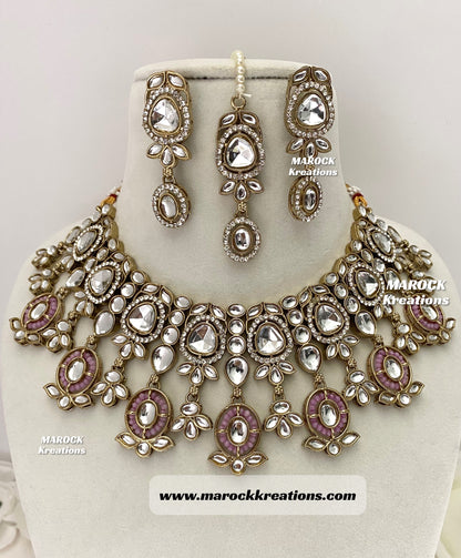 Noor Kundan Statement Necklace set