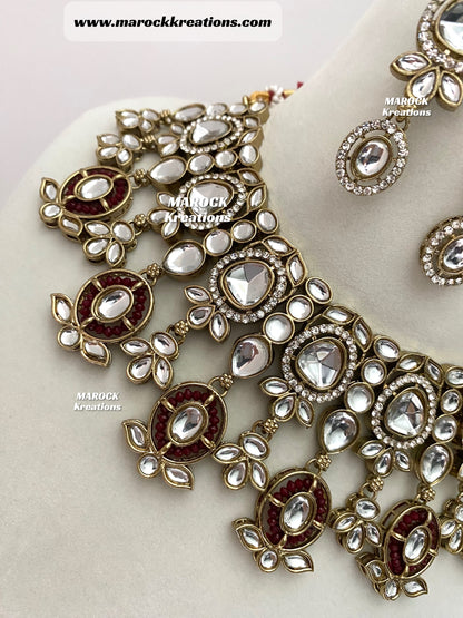 Noor Kundan Statement Necklace set