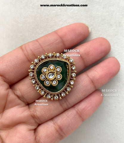 Madhavi Premium Quality Kundan Statement Bridal set