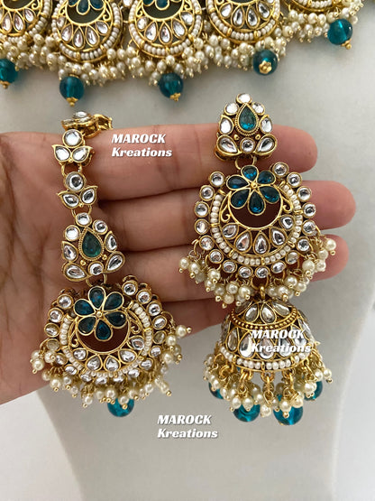 Premium Quality Kundan Necklace set