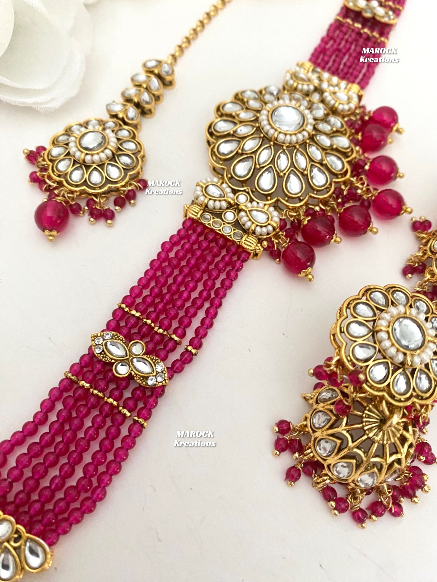 Ginni Premium Quality Kundan choker set