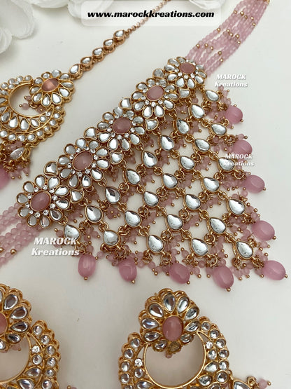 Yasmin premium quality Kundan Statement Choker set