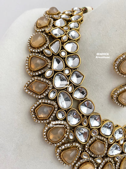 Patriza Sabyasachi inspired Premium Quality Kundan Statement Necklace set